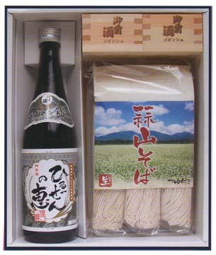 御前酒 蒜山そばと純米セット